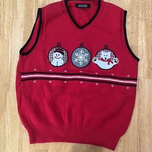 3 boys sweater vests